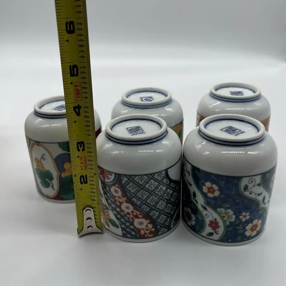 Utsuwa-No-Yakata Japanese Tea or Saki 5 cup Set 3.25